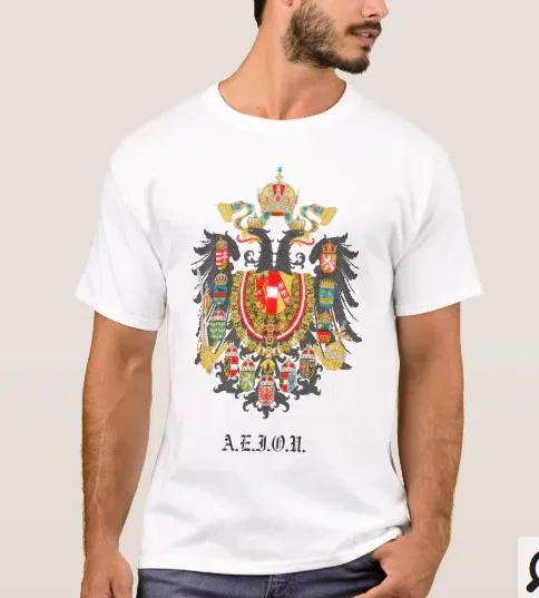 Coat of Arms of The Empire of AustriaHungary TShirt 100 Cotton ONeck Short Sleeve Summer Casual Unisexs Tshirt Size S3XL S