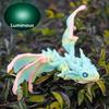 3D Printed Flying Dragon Full Body Movable Joint Fidget Toy Figurine Simulation Dragon Office Desktop Ornament Toys with Wing