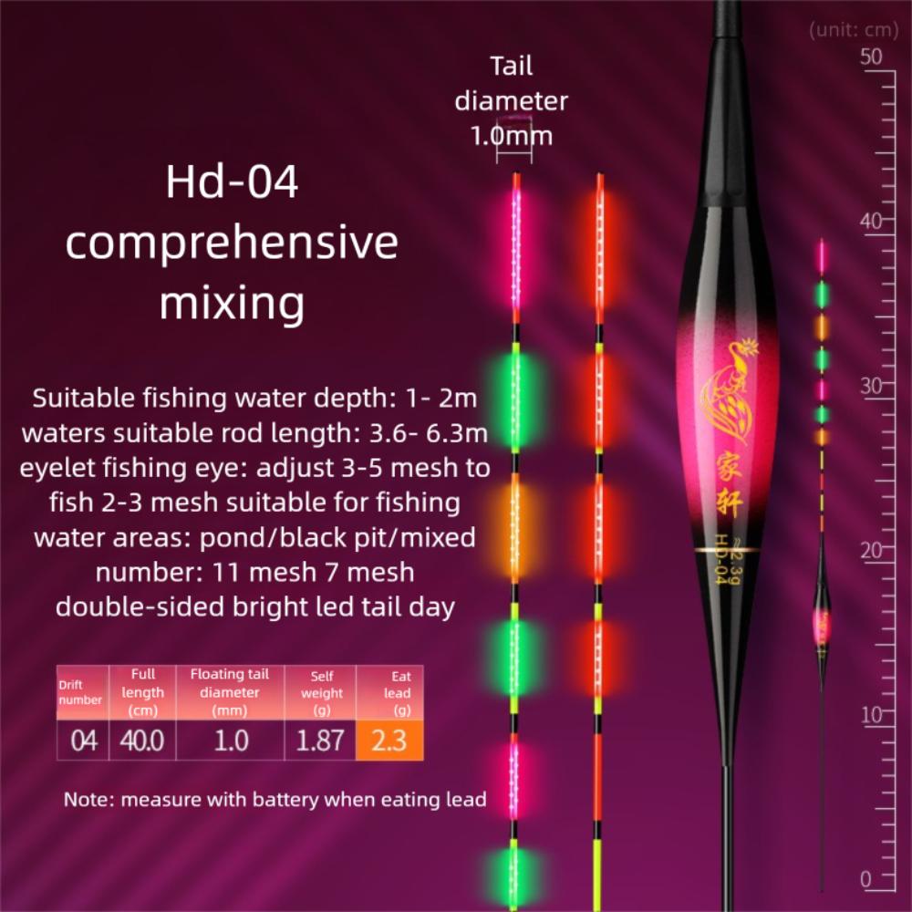 Slip Drift Tube Electronic Fishing Float Indicator Fishing Bobbers  Night Fishing