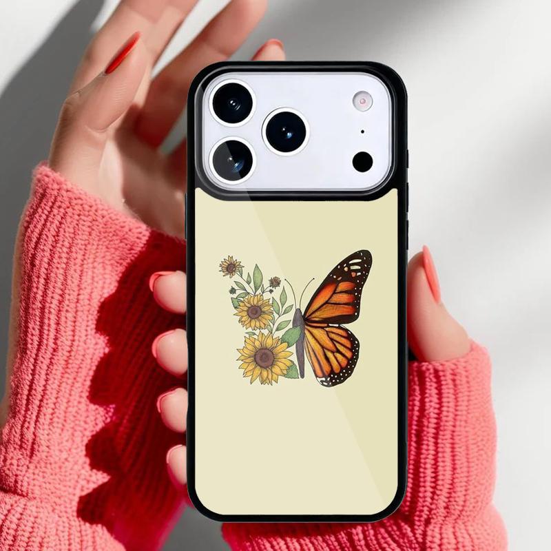 Beauty Yellow Sunflower Phone Case for iPhone 17 16 15 14 13 Pro Max Back Cover for 12 11 Pro Coque