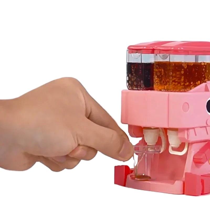 Discover Intime Unisex Kids Green Adorable Kids' Dinosaur-Themed Dual Water Dispenser Toy /Cold Juice Drinking Fountain Enhances Imaginative Kitchen Playtime