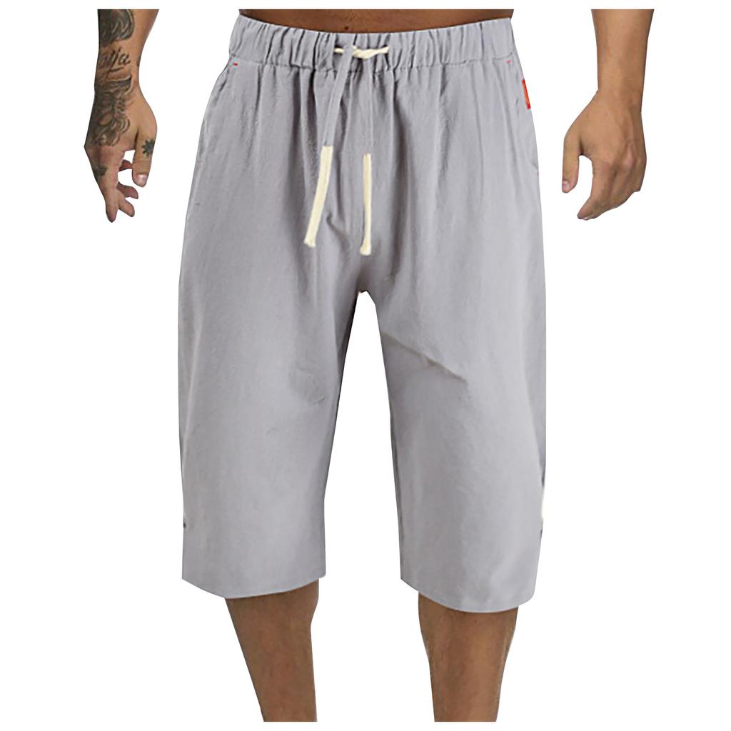 Men Home Outdoor Fashion Casual Basic Loose Breathable Quick-drying Pants