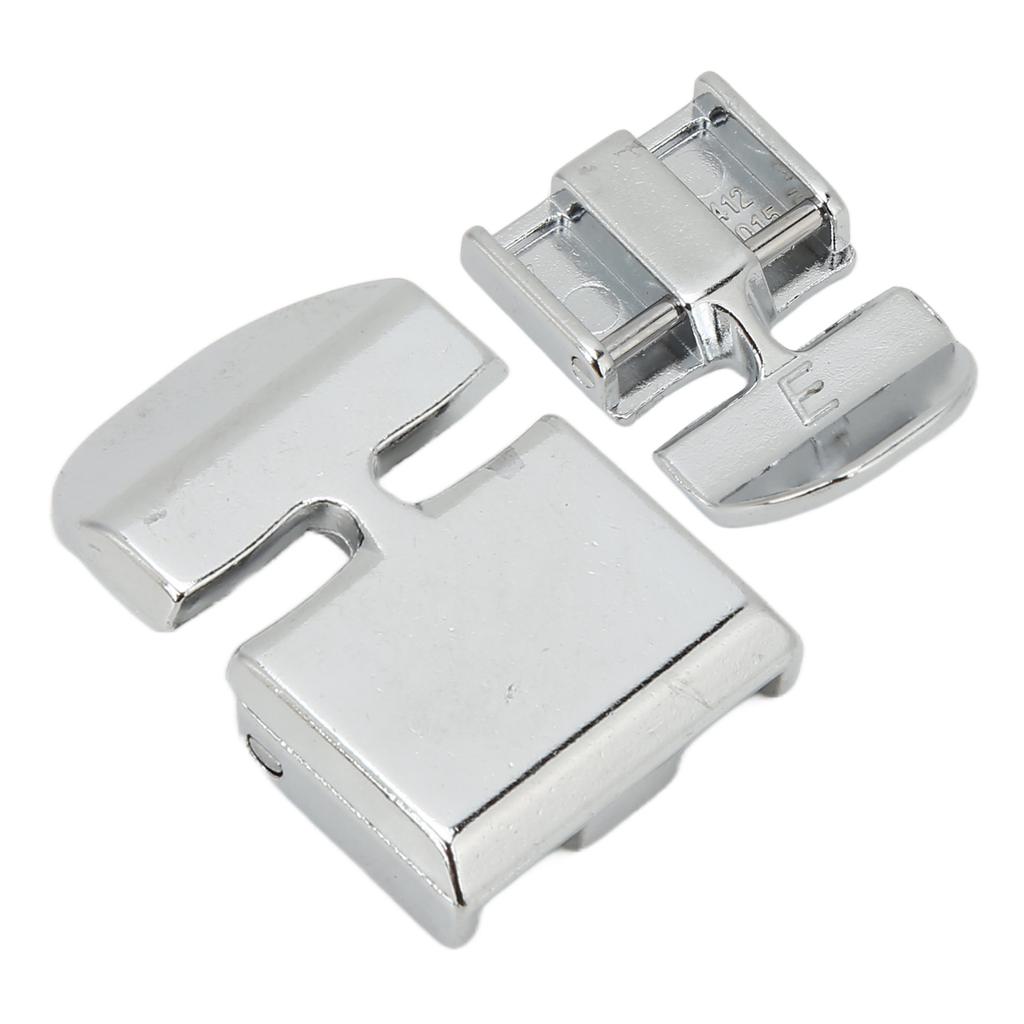 E Presser Foot Zipper Foot Wear Resistant Easy Installation Stainless Steel Presser Foot for Viking