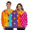 Couple Halloween Party Hoodie Funny Skeleton Print Loose Fit Long Sleeve Top Youth