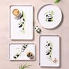 SHALL Panda Diary Melamine Serving Tray