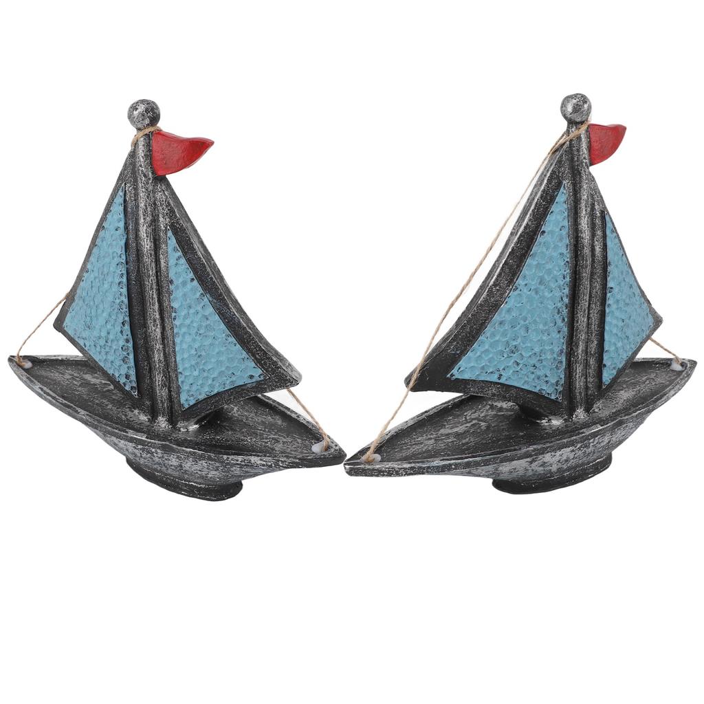 Sailing Boat Decor Vintage Style Nautical Decoration for Home Bar Coffee Shop Photos Props