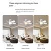 Dimmable Ceiling  Fan  Light with Lights Ceiling Lamp E27 Socket Ceiling Fan  for Dining Room