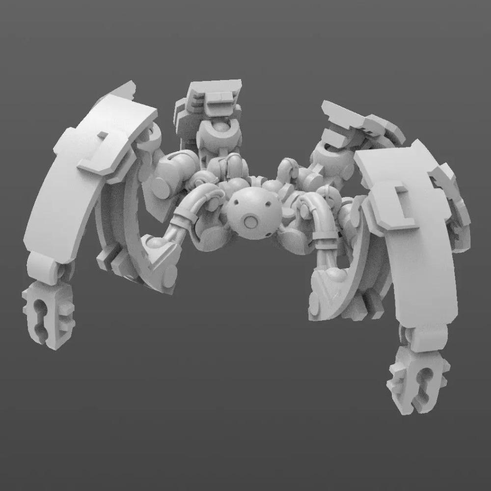 Sheik Mainland Proyecto 3MIN A KAPKAN | Modelo Mecánico Articulado para Construir Robot Tipo Araña Figuras de Acción Coleccionables Juguete Regalos