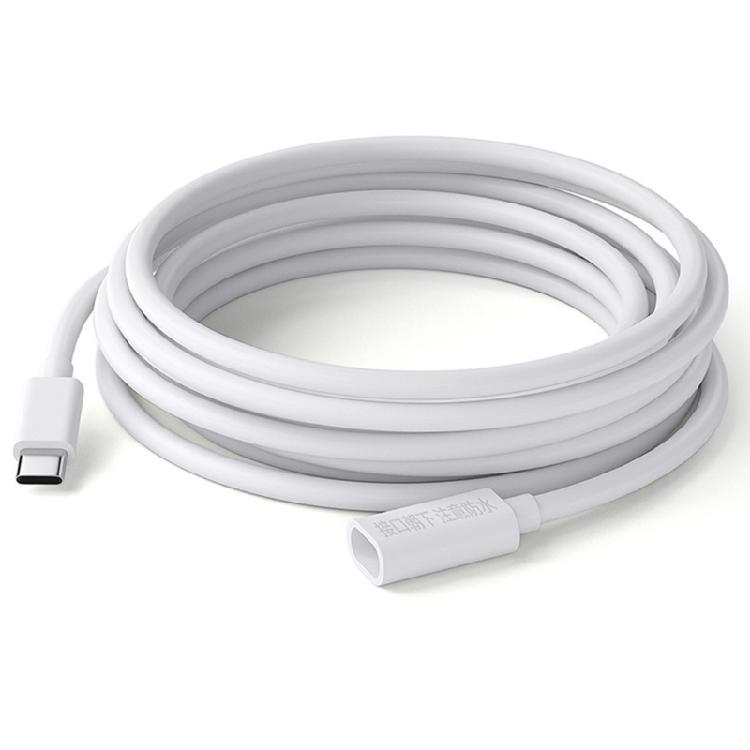 Type C Male to Female Charging Cable Power Extension Wire Ideal for Solar Powered Cameras and Camping Gear Connection