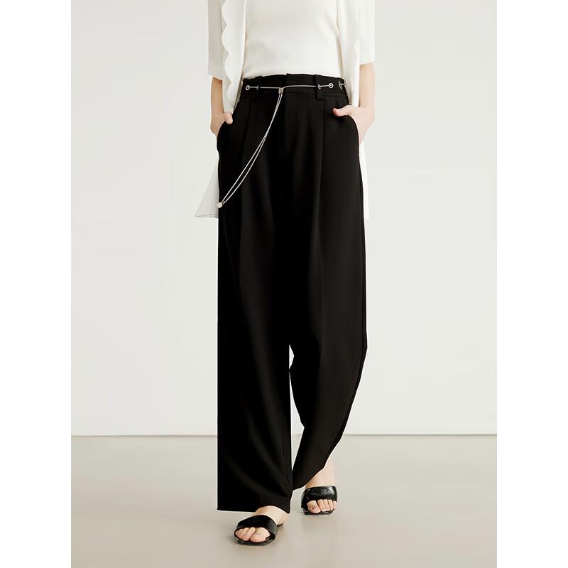 Women's High-Waist Wide-Leg Tie-Waist Pants