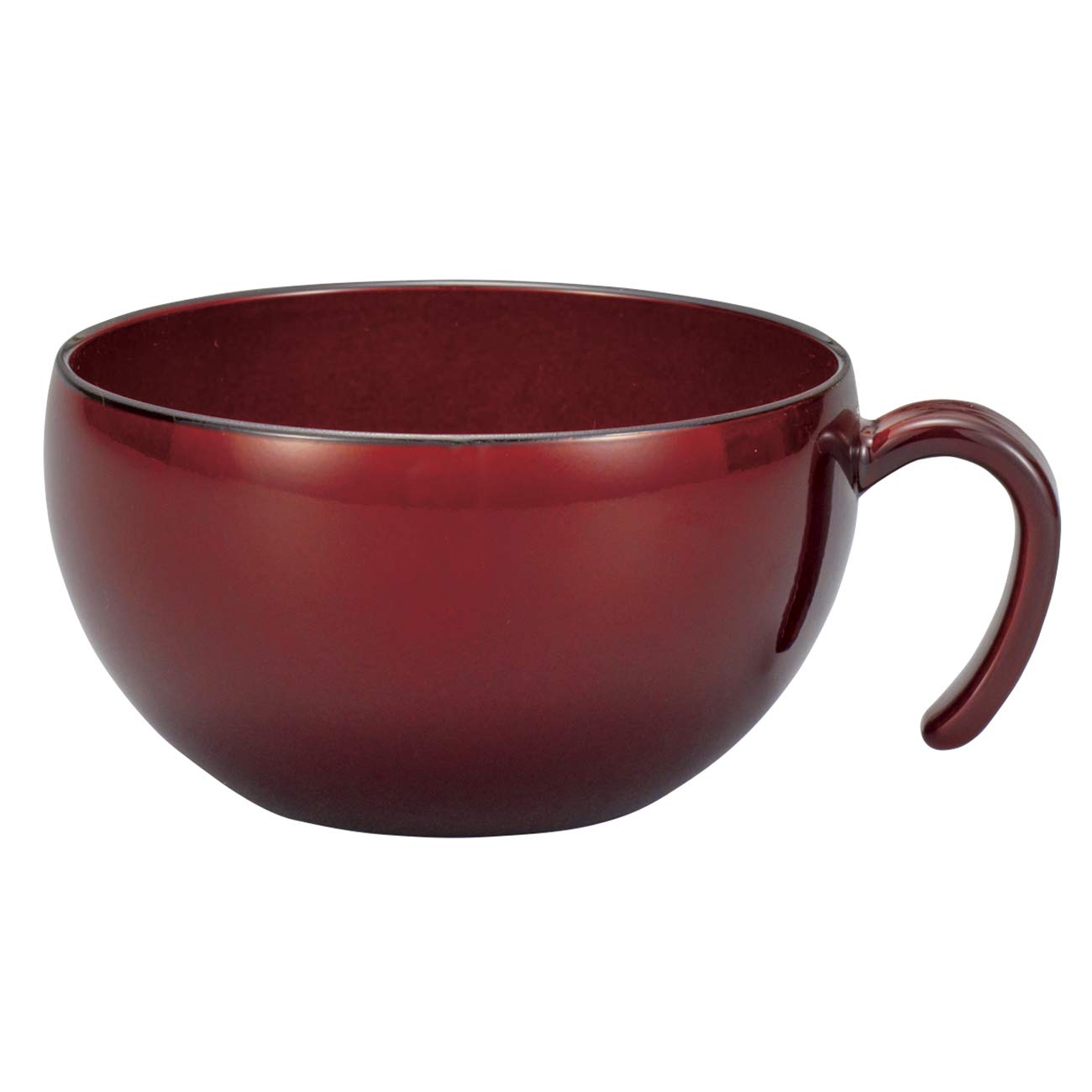 Miyamoto Sangyo Soup Clean Coat Red with Small Bowl, Red, 270ml, Finish, Handle, красный