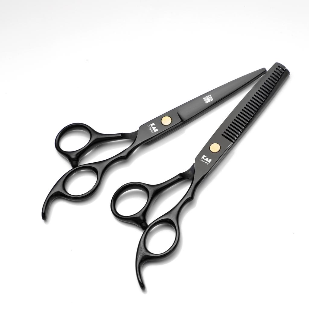 Fire Craftsman Hair Scissors Set Flat Cut Straight Head Bangs Scissors Professional Haircut Scissors Tooth Scissors Thin Cut Broken Hair Tools