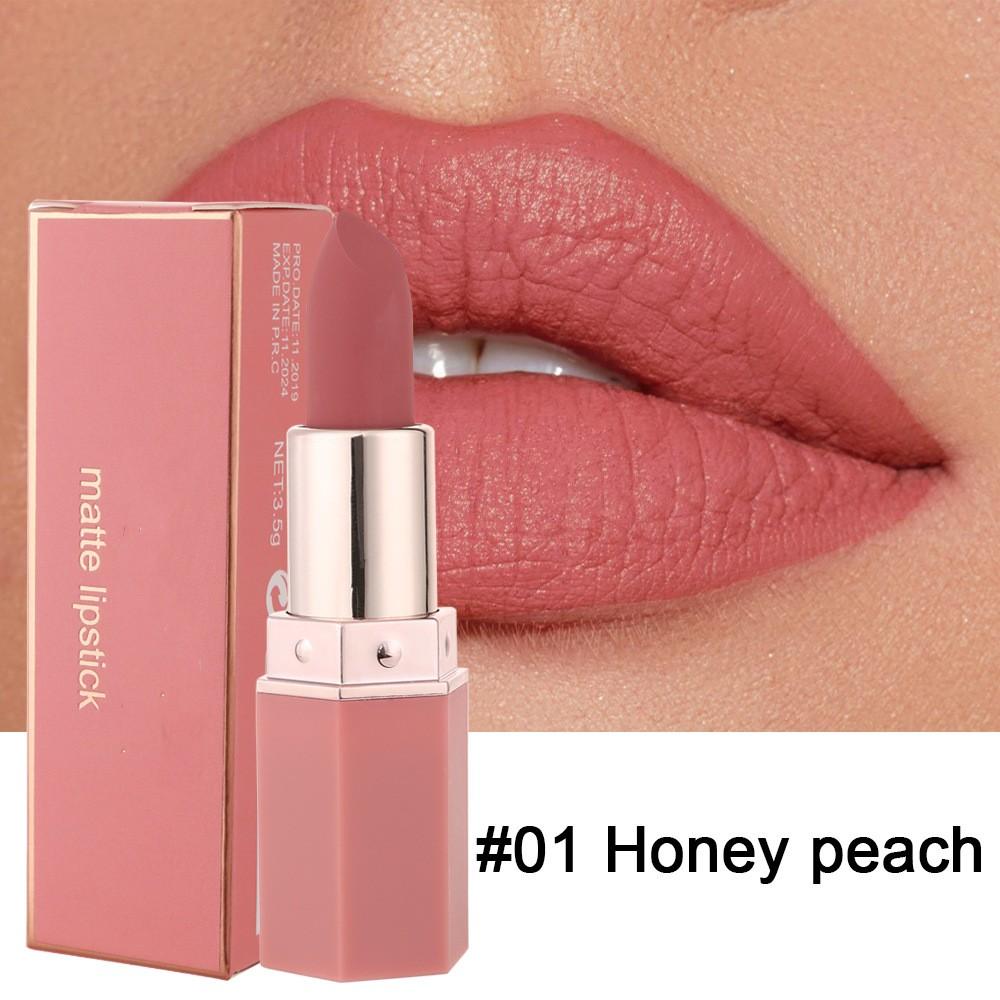 

6 цветов матовая помада красота блеск для губ тонированный бальзам 24 часа водонепроницаемый макияж