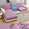 Hochwertiger Plüsch-Sofa-Sitzkissenbezug, Möbelschutz für Haustiere, Kinder, dehnbar, waschbar, abnehmbarer Schonbezug