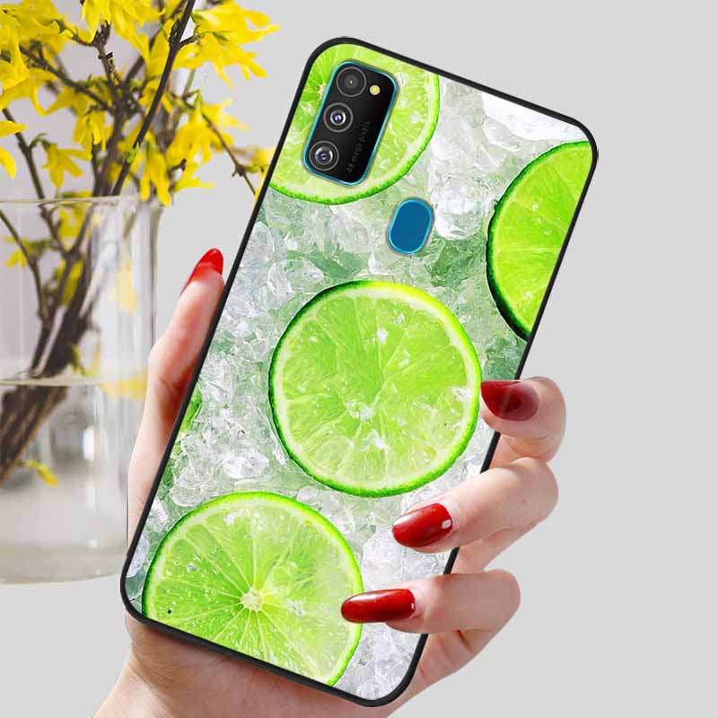 Funda para Samsung Galaxy M21 Funda Trasera de Silicona TPU Suave para Fundas de Teléfono Galaxy A21S M30S M31 M 21 M21S M31S Carcasas Negras Coques