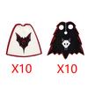 Medieval Castle Soldier Figure Equipment Building Blocks Lion Black Eagle Knight Waffen Accessories Shield Vest Cloak Brick Toys