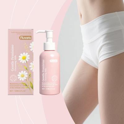 Fluvaris Sanfte Feminine Reinigungscreme 120ml - Intimbereich-Reiniger für Beruhigte & Gesunde Haut, Reduziert Äußere Reizungen