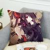 T-Tokisaki Kurumi Pillow Cover Decorative Pillowcase 40X40 Cushion Covers For Bed Pillows Car Decoration Fall Decor Pilow Cases