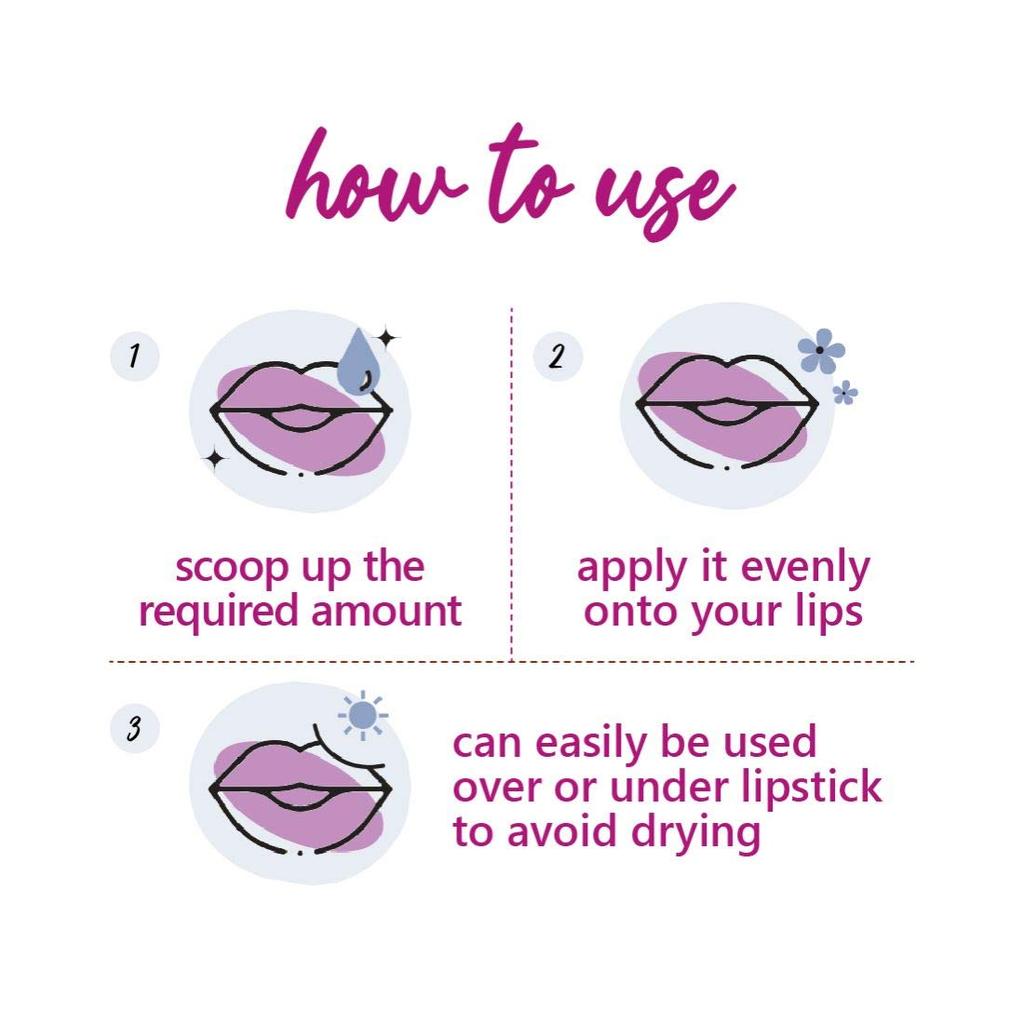 Plum Candy Melts Vegan Lip Balm Berry Feast 12g | Dry Lips Moisturizer UV Protection & Shine