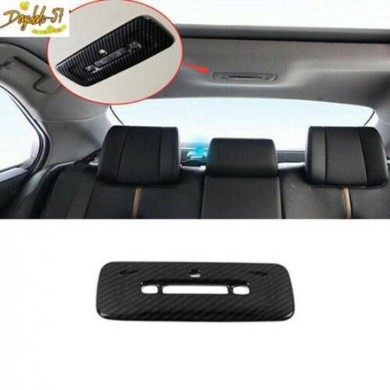 Carbon Fiber ABS Rear Reading Light Lamp Cover Trim For Toyota Camry 2018-
