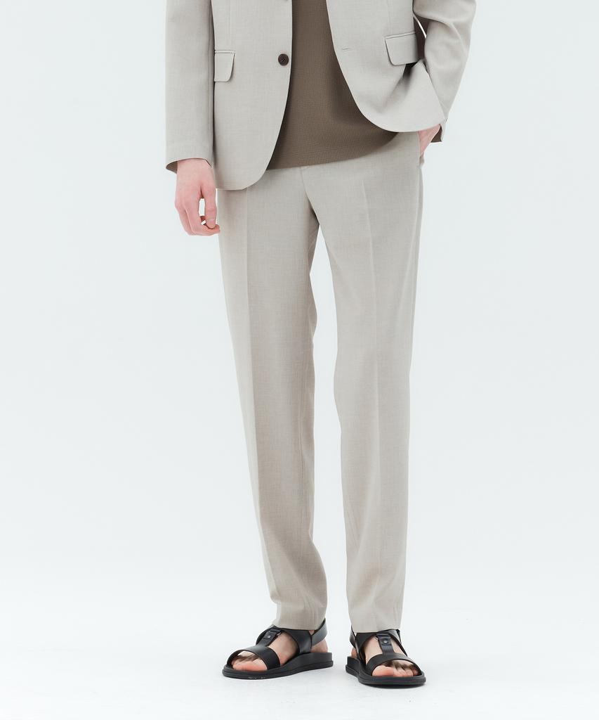 MINDBRIDGE [Cool] Tapered Two-Tone Elastic Waist Pants - 2 Colors Mypt3102
