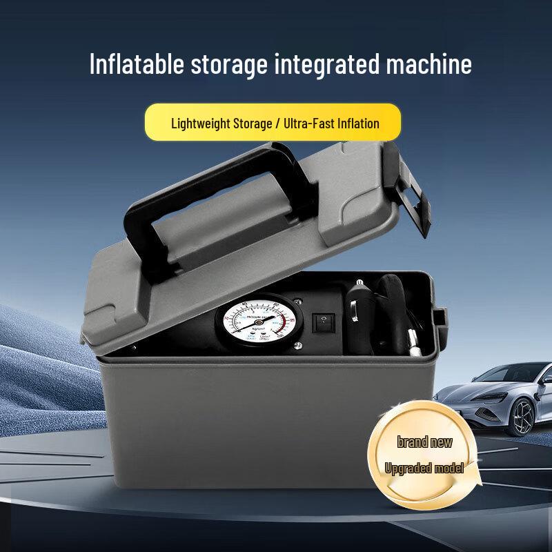 Zuojie Portable 12V Dual-Cylinder Car Tire Inflator