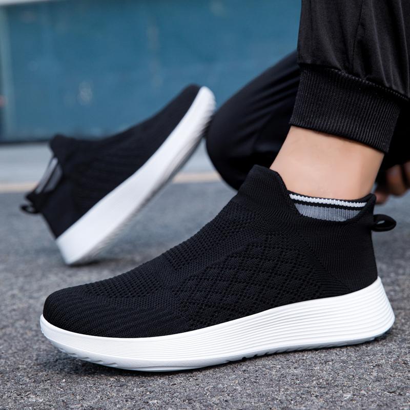 TUINANLE Women Shoes Soft Loafers Black Flat Sneakers Women's Moccasins Casual Flats Female Footwear Men Sock Shoes