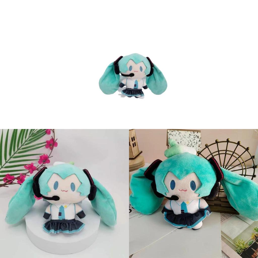 Hatsune Miku Plüsch Schlüsselanhänger Niedlicher Cartoon Tasche Anhänger Für Sammler