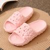 Fashion SmilePoP Men Sandals Summer New Waterproof Geometric Slide Outdoot Soft Beach Sandals Vacation Casual Couple Nonslip Home Slides