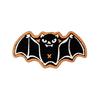 Halloween Welcome Doormat Half Circle Spider-Web Bat Skull Pumpkin Shape Floor Mat Non-Slip Entrance Mat for Front Door Porch Home Decoration