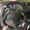 Hand Stitched Perforated Non-slip Artificial Leather Steering Wheel Cover For Fiat Punto Bravo Linea Qubo Doblo Grande Punto