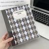 Chessboard Grid Retro Idol Photo Album Baffle A5 Idol Photo Card Holder  Collection Around Idols