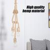 1.5M E27 Base Vintage Hanging Hemp Rope for Light Retro Lamp Ceiling Pendant (1 Head)