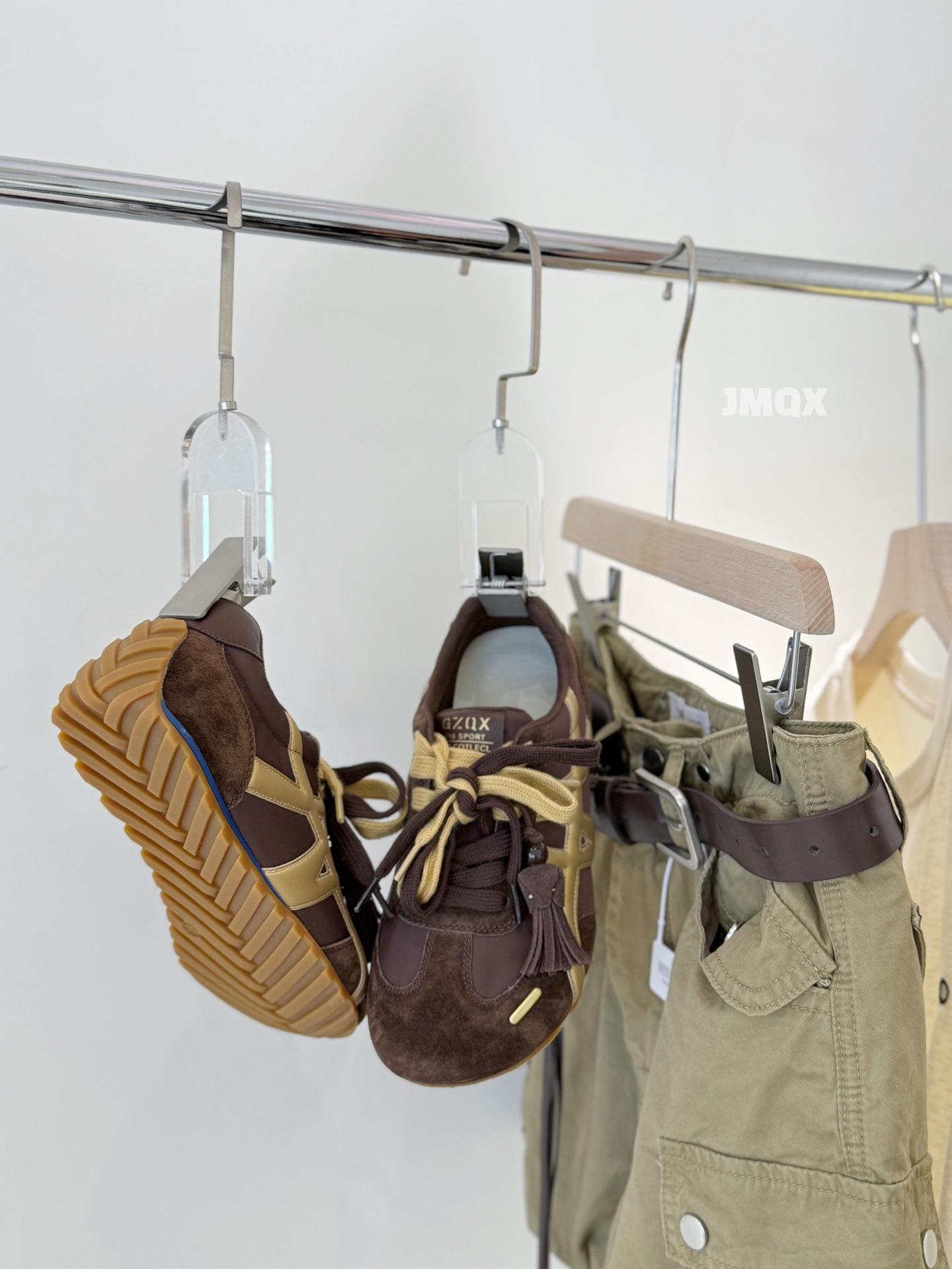 

European Station Leather Women s Shoes 2025 Summer New Fashion Platform Versatile Small Height Increasing Sports Little White Board Shoes 35