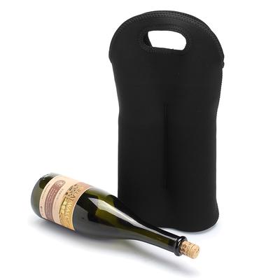 Flaschenhülle Tasche für 2 Flaschen Getränke/Wein/Bier Isolierte Neopren-Tasche Tragetasche Kühltasche für Geburtstagsfeiern Grill