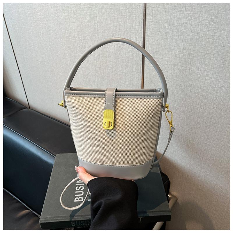 

Повседневная простая сумка-ведро, сумка-мессенджер, весенняя новинка, высококлассная, универсальная, портативная, маленькая сумка серый