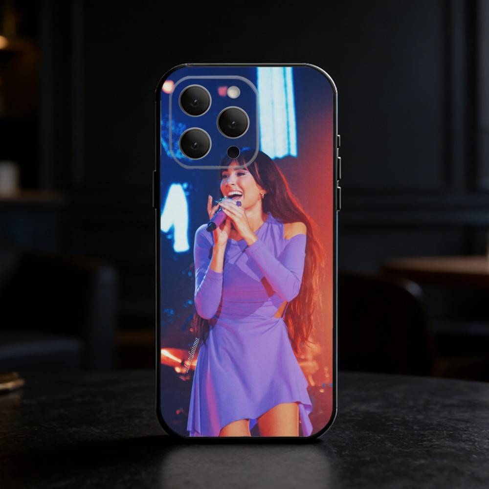 

Singer Aitana Phone Case For iPhone 17,16,15,14,13,12,11 Plus,Pro Max,SE4Soft Silicone Black Cover iPhone14Plus