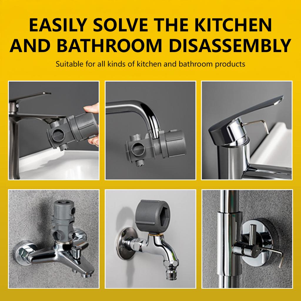 Multifunctional Faucet Wrench Set with Special Accessory Box Hand Tool Hexagon Wrenches Suitable for Restaurant Bathroom Repair