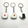 Resin Simulation Japanese Sushi Key Chain Simulation Japanese Rice Ball Model Pendant  Jewelry Girl