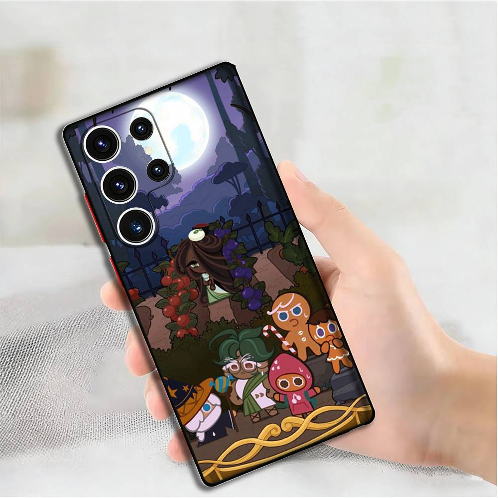

Game C-Cookie Run Silicone Case For Samsung S25,24,23,22,21,20 Plus Ultra 5G Lite Shockproof Cover Samsung S20fe
