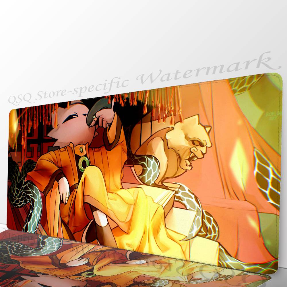 Nine S-Sols Anime Game Mousepad Non-slip Suitable For Office Computers Laptops E-sports Game Desk Mats XXL Keyboard