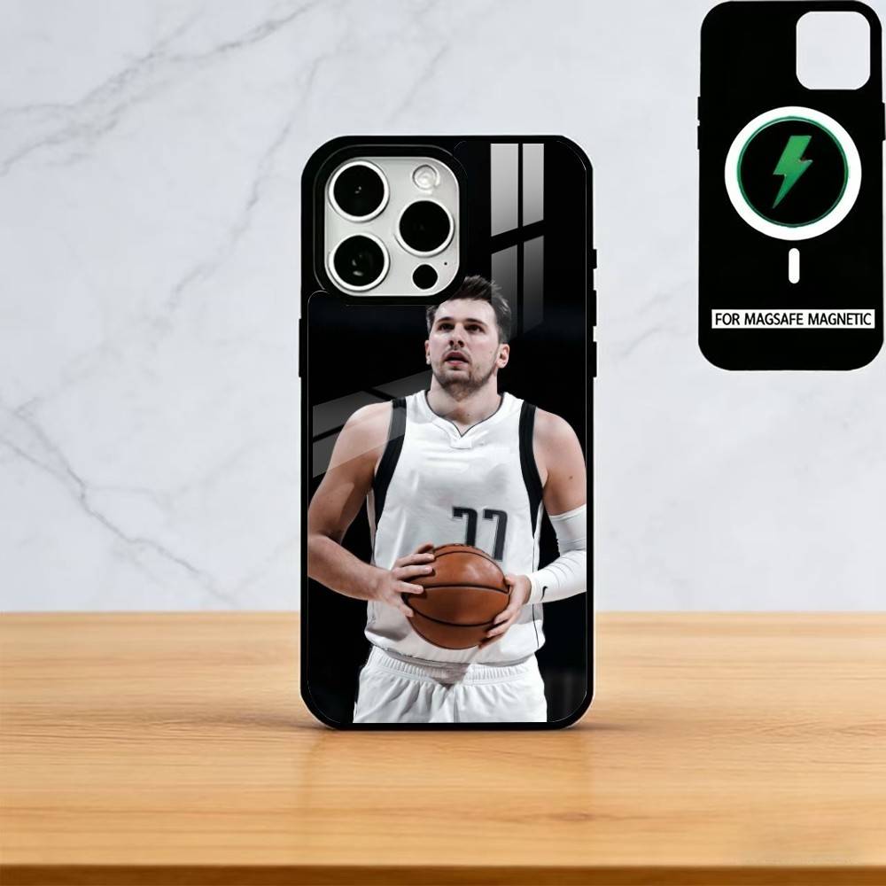 L-Luka D-Doncic 77 Phone Case For iPhone17,16,15,14,13,12,11 Plus,Pro Magnetic with Magsafe Wireless Charging