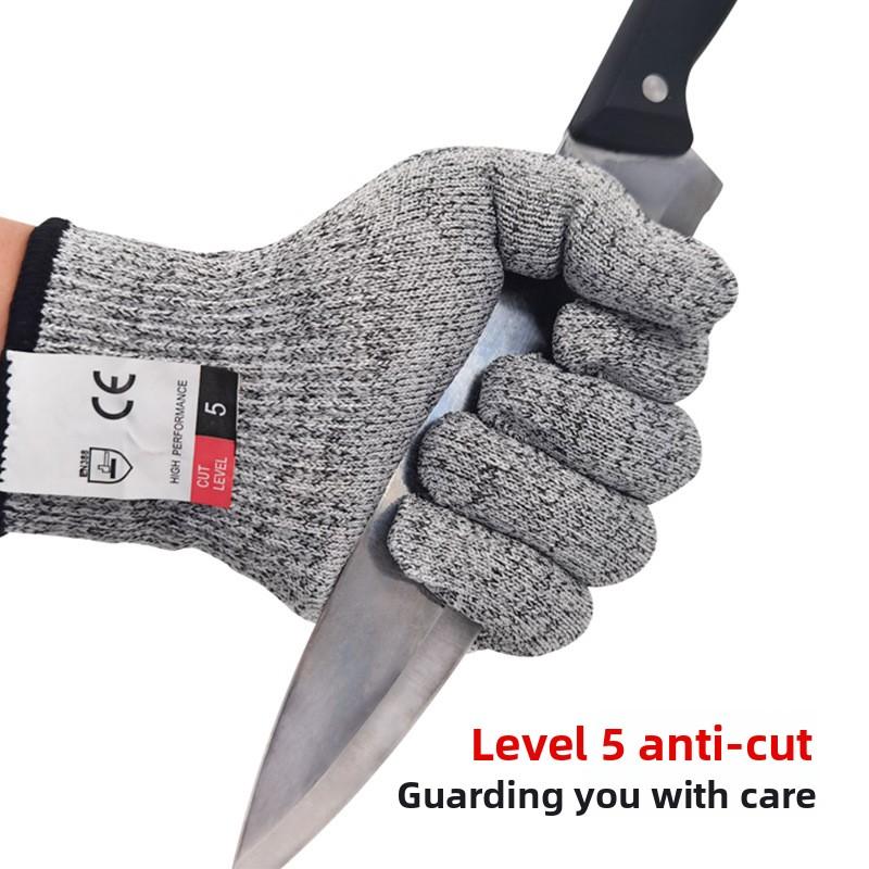 Level 5 Cut-Resistant HPPE Gloves Gardening Wear- Tear-Resistant Safety Protective Cut-Proof GlovesCustomizable Direct