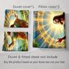 Radiant Figure Landscape. Bedding Duvet Cover Sets Duvet Covers Pillowcases Gifts (1 * Duvet Cover 2 * Pillowcases, Without Duvet Insert)