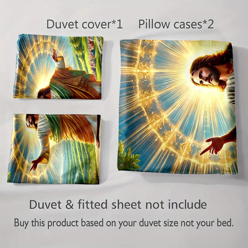 Radiant Figure Landscape. Bedding Duvet Cover Sets Duvet Covers Pillowcases Gifts (1 * Duvet Cover 2 * Pillowcases, Without Duvet Insert)