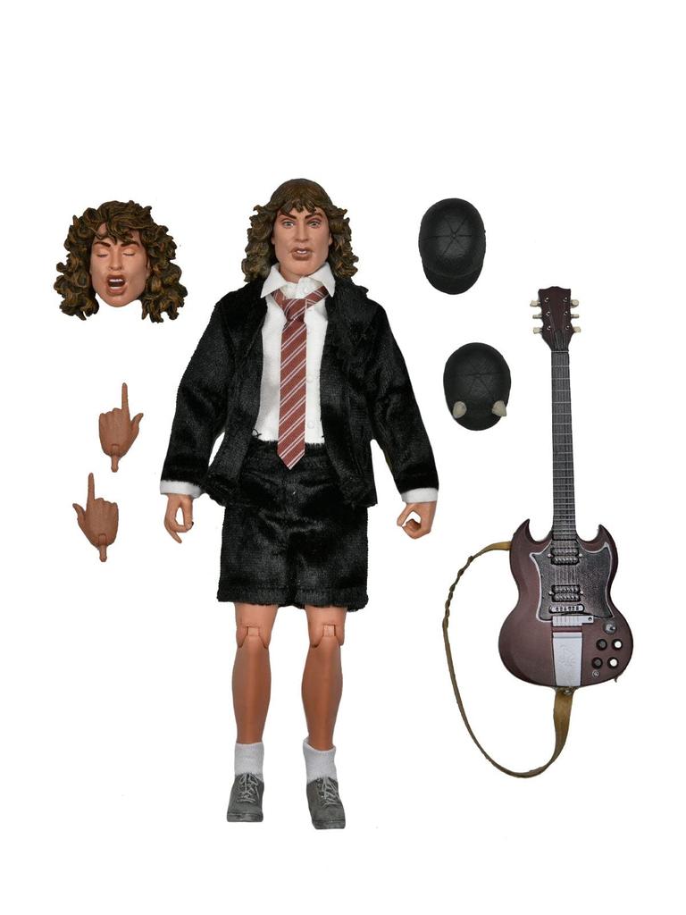 Angus Young Clothed Figure by Authentic AC/DC NECA,