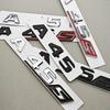 3D ABS Car Letters A45S A45 Logo Rear Trunk Badge Emblem Decals For Mercedes Benz AMG A45 A45S Car Sticker Auto Accessories