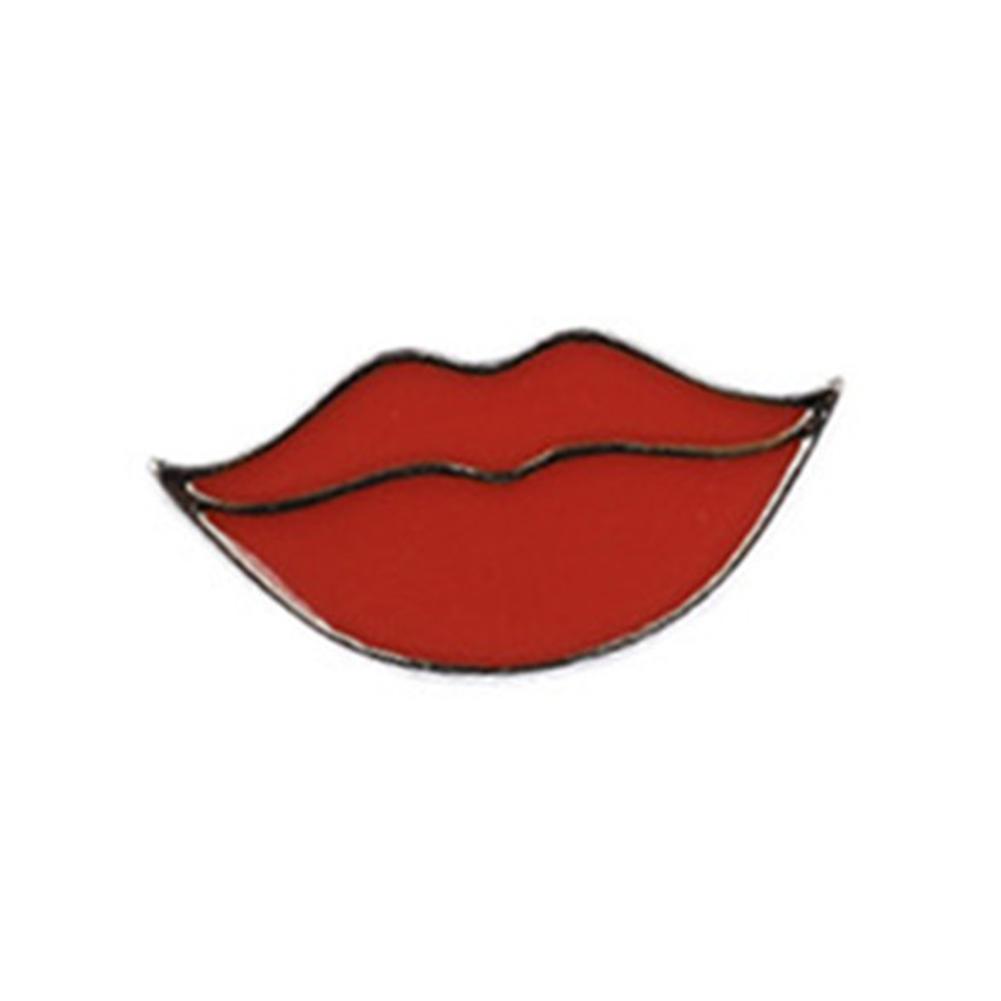 Creative Eyes Lips Badge Shape Brooch Cute Corsage Ornament Festival Birthday Gift Clothing Bag Accessories