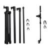 Adjustable Floor-Standing Tripod Microphone Stand for Outdoor and Indoor Use