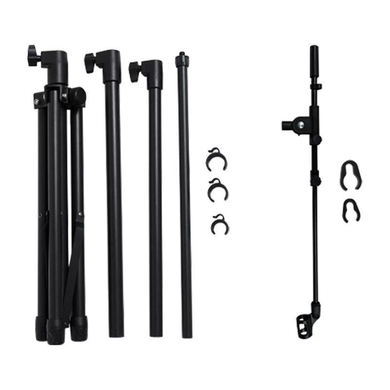 Adjustable Floor-Standing Tripod Microphone Stand for Outdoor and Indoor Use
